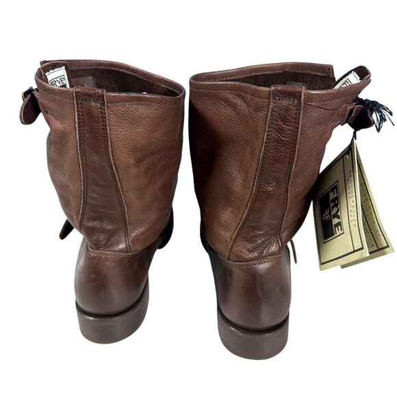 New FRYE Veronica Slouch Short Boots 10 Brown Leather HTF Vintage $428 - Picture 8 of 16
